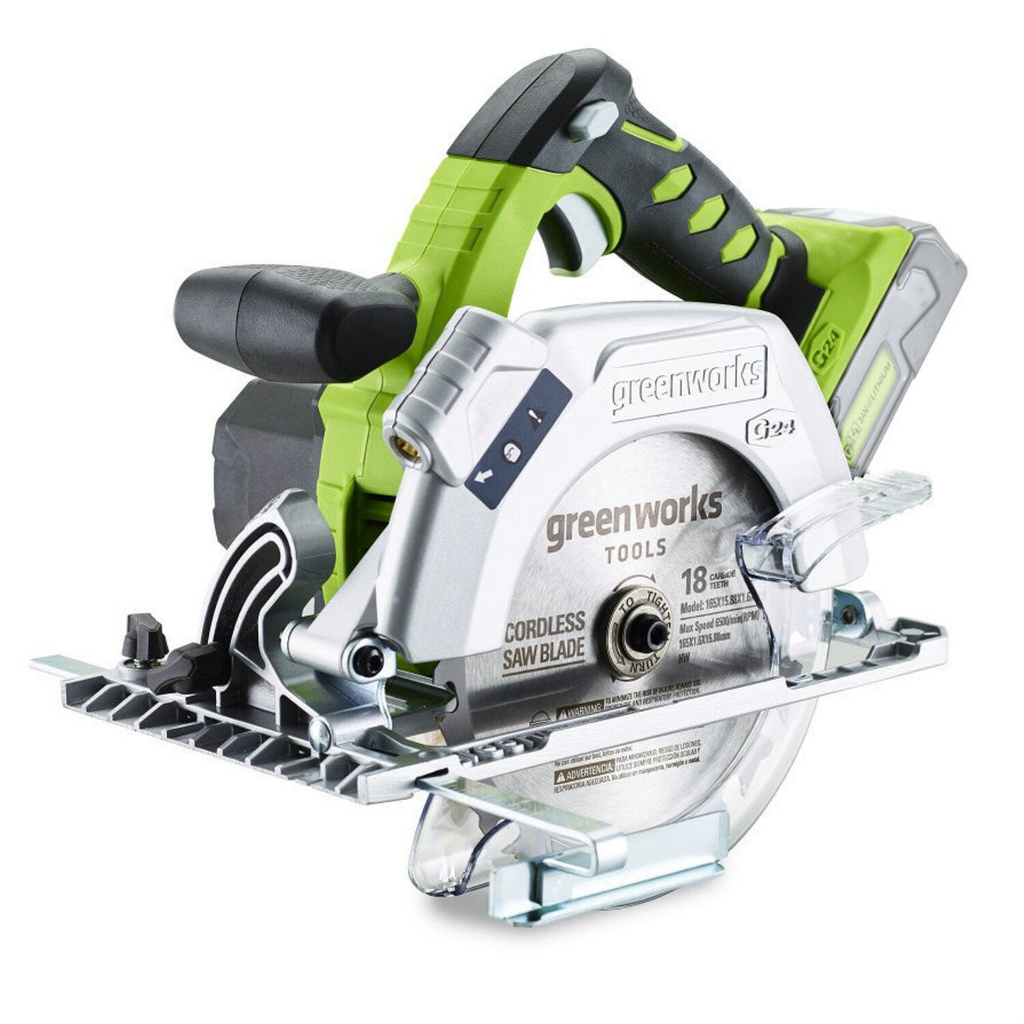 Greenworks G24CS 24V Cordless Circular Saw(With 4AH Battery &amp; Charger)