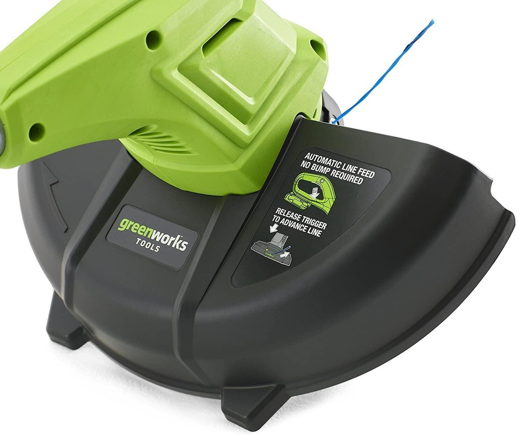 Greenworks G24LT 24V Cordless Grass String Trimmer (Without Battery &amp; Charger)