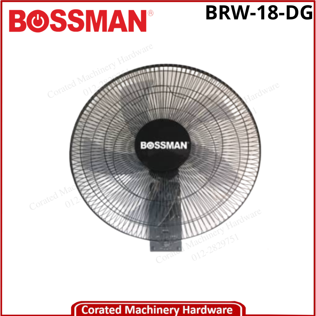 BOSSMAN BRW181-DG 18" WALL FAN WITH REMOVE CONTROL