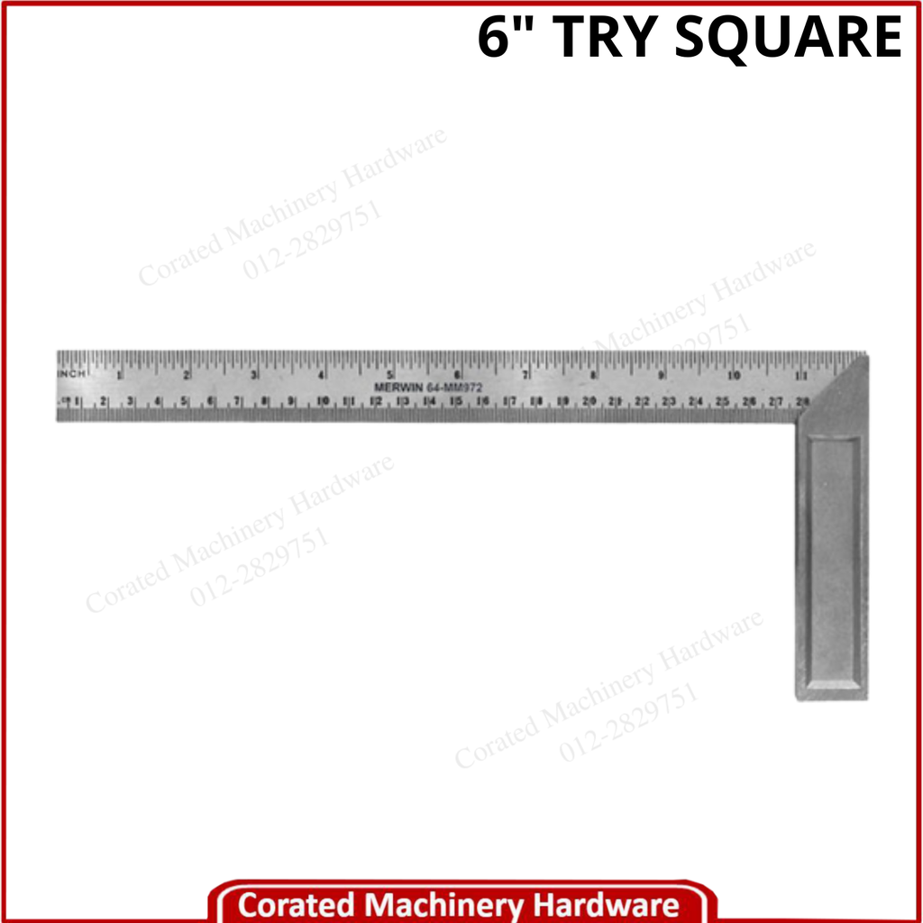 6" TRY SQUARE