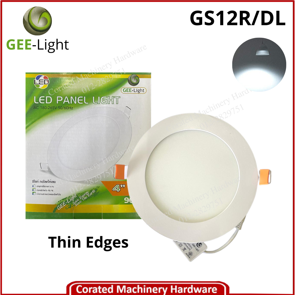 GEE-LIGHT 4" 12 WATT LED SLIM PANEL LIGHT