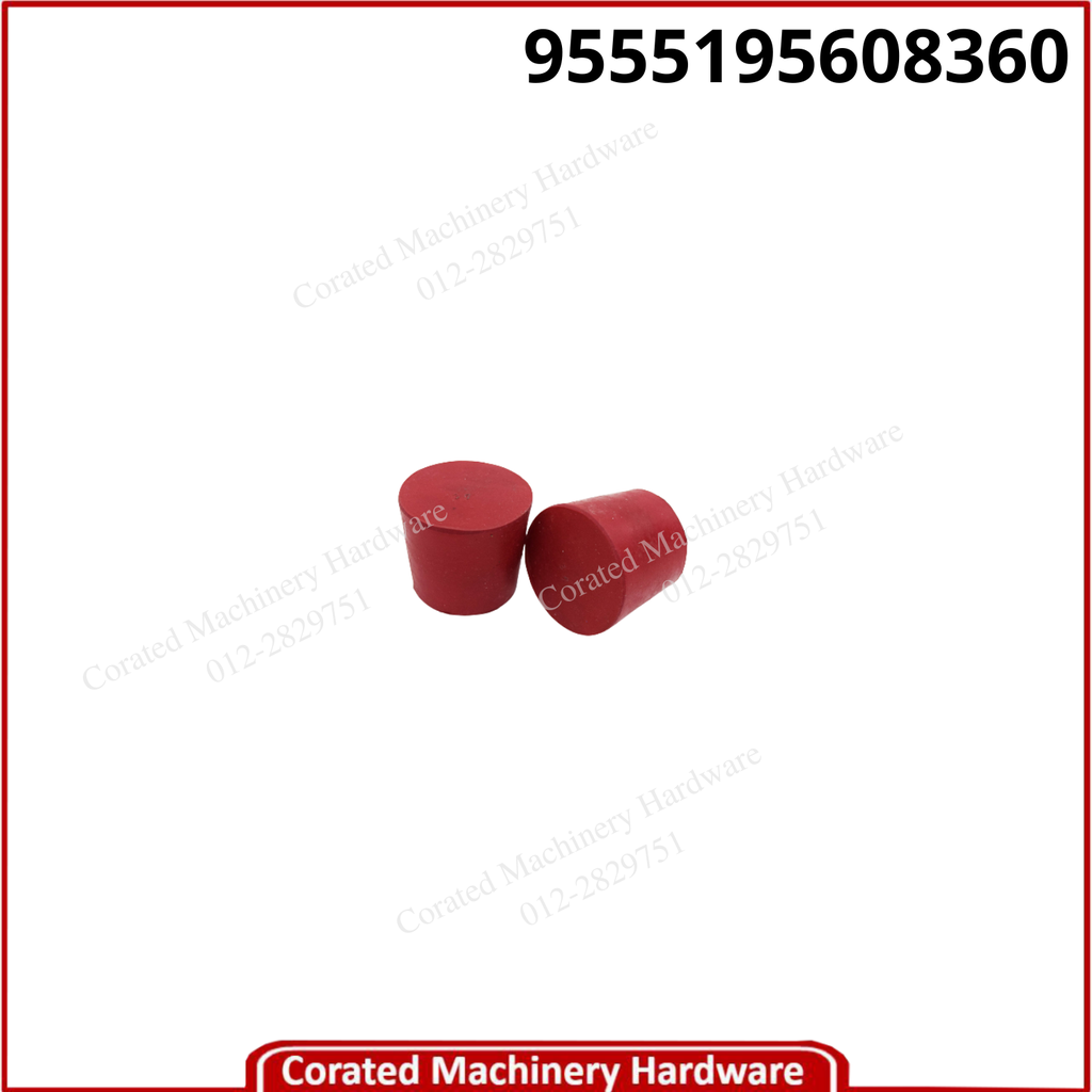 RUBBER STOPPER SOLID (2 PIECES / 1 PACK)