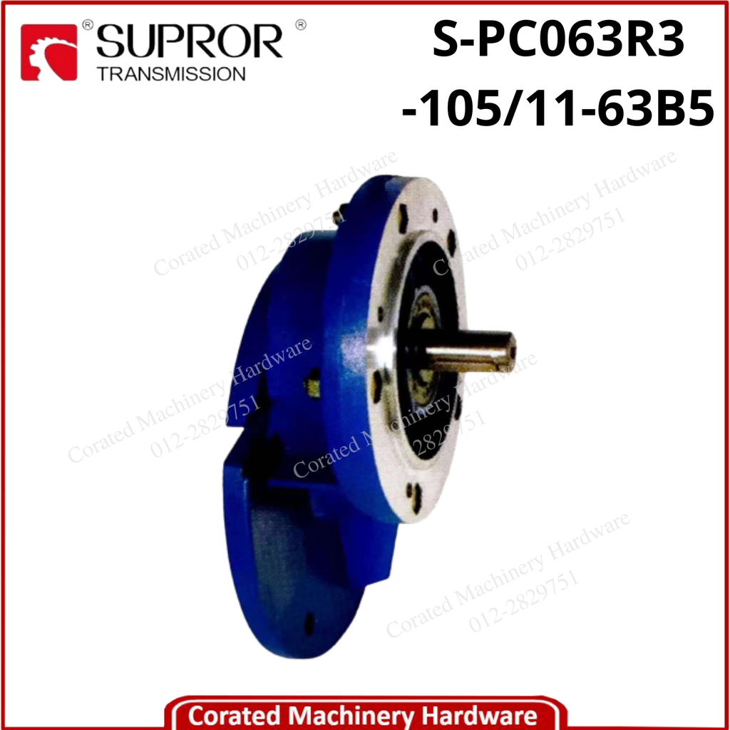 SUPROR PC-RV WORM GEAR WITH PRE-STAGE HELICAL UNIT