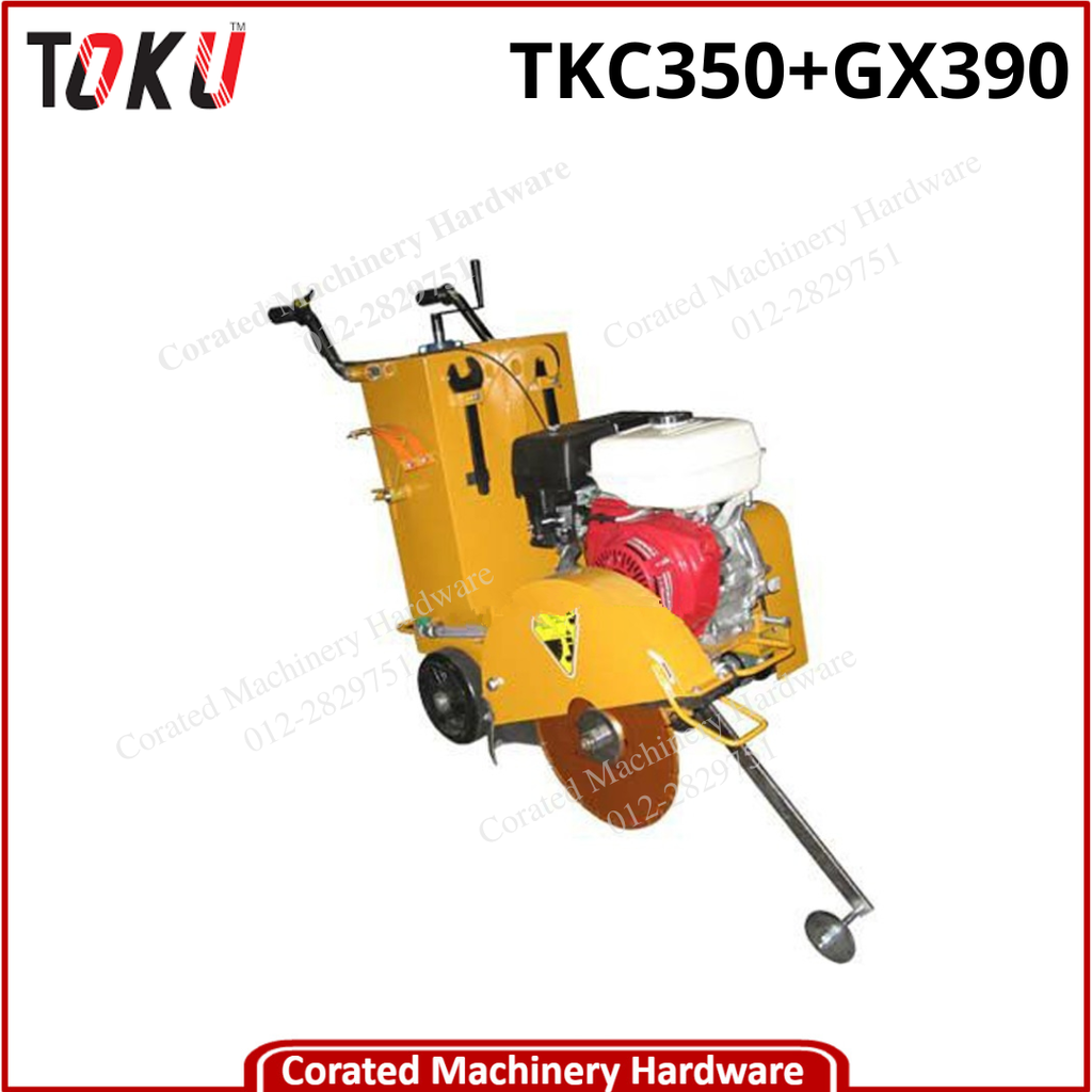 TOKU CONCRETE CUTTER TKC350 C/W HONDA GX390 ENGINE