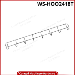 [WS-HOO2418T] S-2418 CHROME 8 HOOK