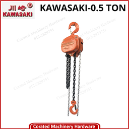 [KAWASAKI-0.5 TON] KAWASAKI 0.5 TON X 3 MTR CHAIN BLOCK (VC TYPE)